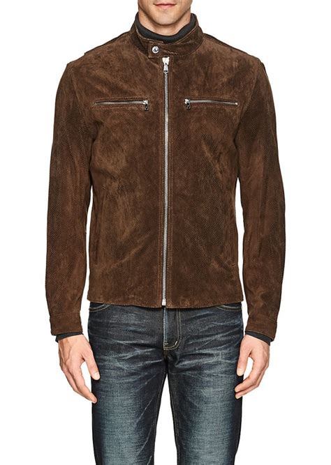 michael kors suede moto jacket